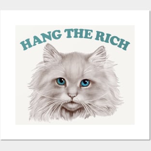 Hang The Rich Kitty Posters and Art
